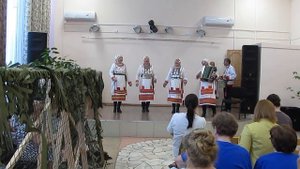 Фольклорная группа из Шоршелы. в гостях у волонтеров РДК Вурнары