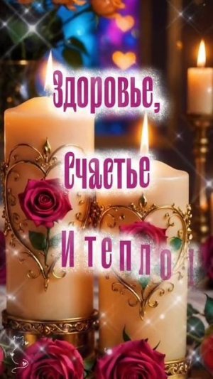Июльского теплого вечера. Музыкальная открытка пожелание.
