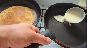 Тонкие блины. Очень вкусно и просто. Рецепт от начала и до конца .mp4