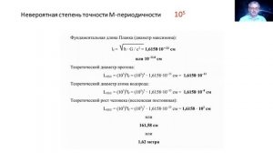 Азбука МГ. Шаг 2. Периодическая структура масштабного измерения Вселенной
