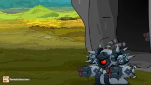 HomeAnimations – Мультики про танки  Когда бой наверху, а победа внизу： Разоритель, Сокрушитель сраж