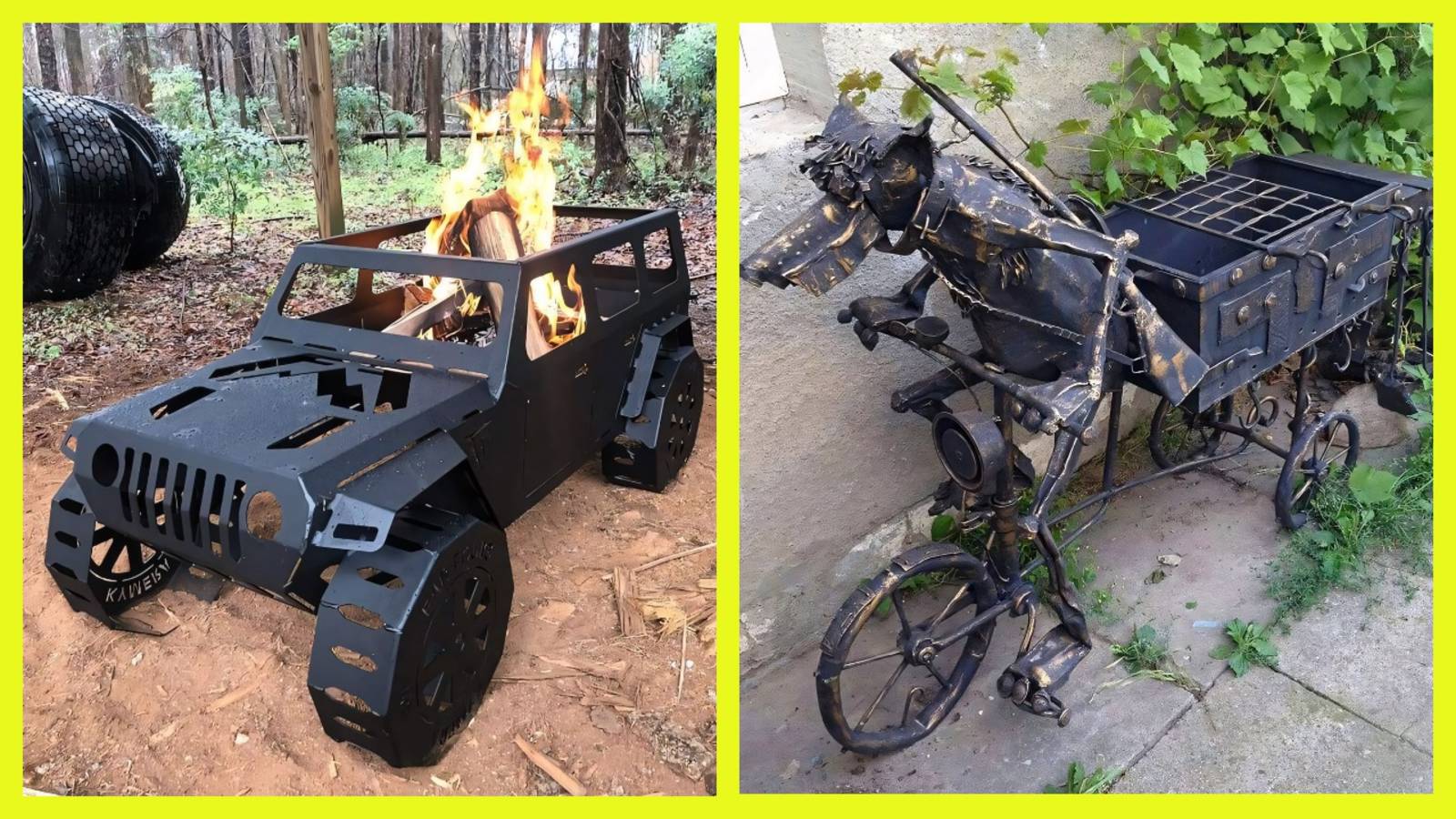 Необычные мангалы / An unusual barbecue 🥩🔥
