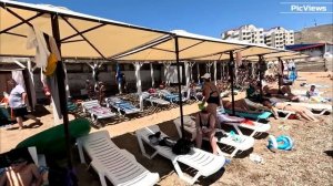 Крым Феодосия поселок Орджоникидзе сегодня 11 июля 2025. Море и погода в Феодосии сейчас. Обстановка