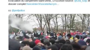 allo @Interieur_Gouv - cest pour un signalement - 984 - - Usage disproportionné de gaz lacrymogène,
