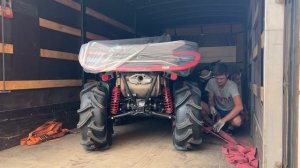 04.07.2025 передаем в доставку контейнером квадроцикл BRP Outlander XMR 1000 в г.Новосибирск