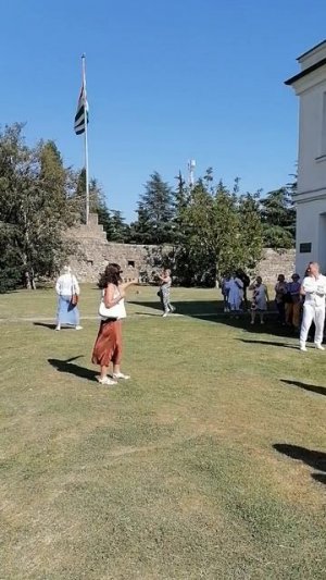 На территории собора. Пицунда. 11.07.2025
