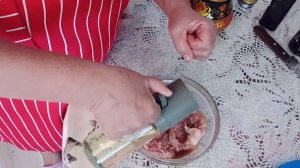 Купила продукты по АКЦИИ. Бедрышки как шашлык и баклажан в аэрогриле.