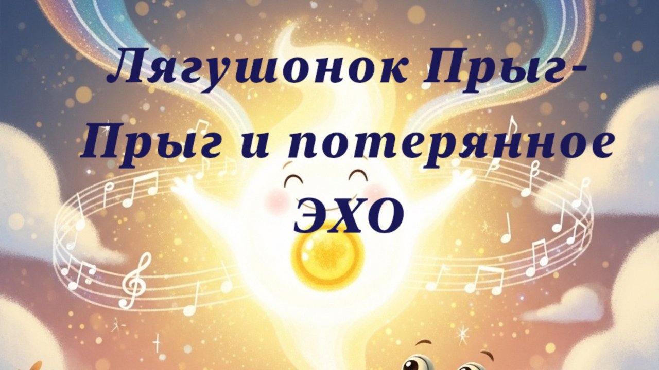 Лягушонок Прыг-Прыг и потерянное эхо. Сказка Е.Клюева