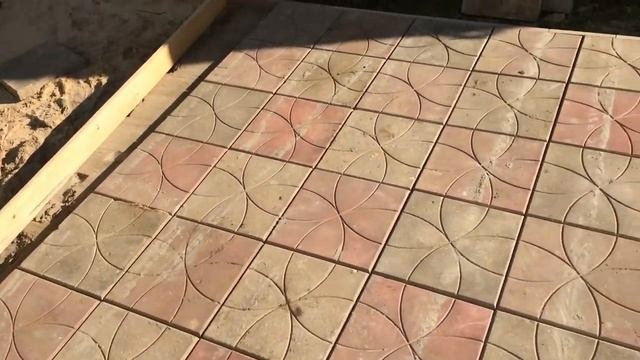 Укладка тротуарной плитки. Своими руками