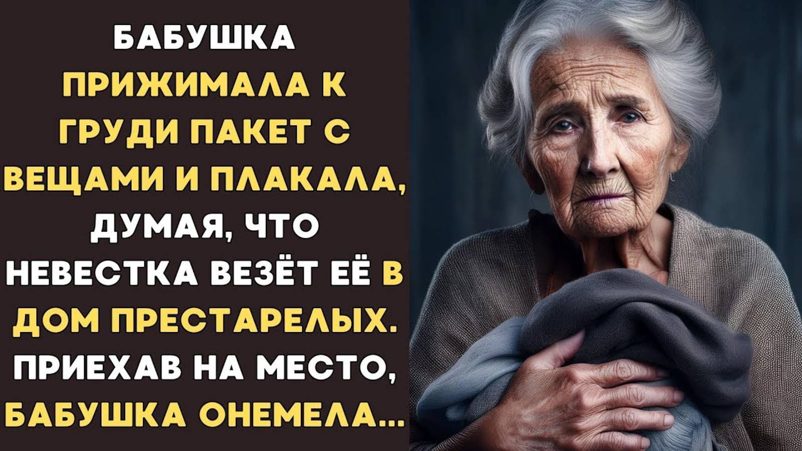 ИСТОРИИ ИЗ ЖИЗНИ: БАБУШКА ПРИЖИМАЛА К ГРУДИ УЗЕЛОК С ВЕЩАМИ И ПЛАКАЛА, ДУМАЯ, ЧТО НЕВЕСТКА ВЕЗЁТ ЕЁ