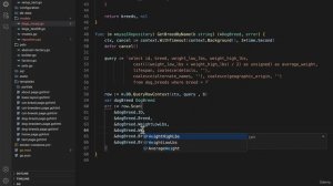 77 - Adding a GetDogBreedByName method in the database Repository