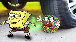 Эксперимент: Губка Боб-конфеты M&M, Pvz2, ведьма | Забавные ситуации |