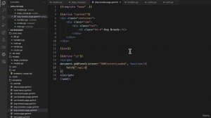 41 - Updating the front end to fetch the list of dog breeds
