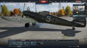 War Thunder. Летаем на "слабеньких" немцах в песке..