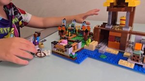 Обзор на LEGO Лего My World Дом стива! No. 23649! | Евген Про