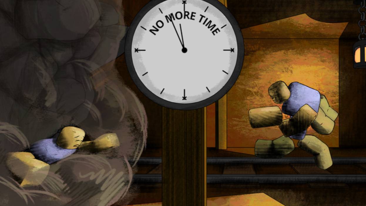 Обби но меня спасают люди, а я их! смотреть онлайн