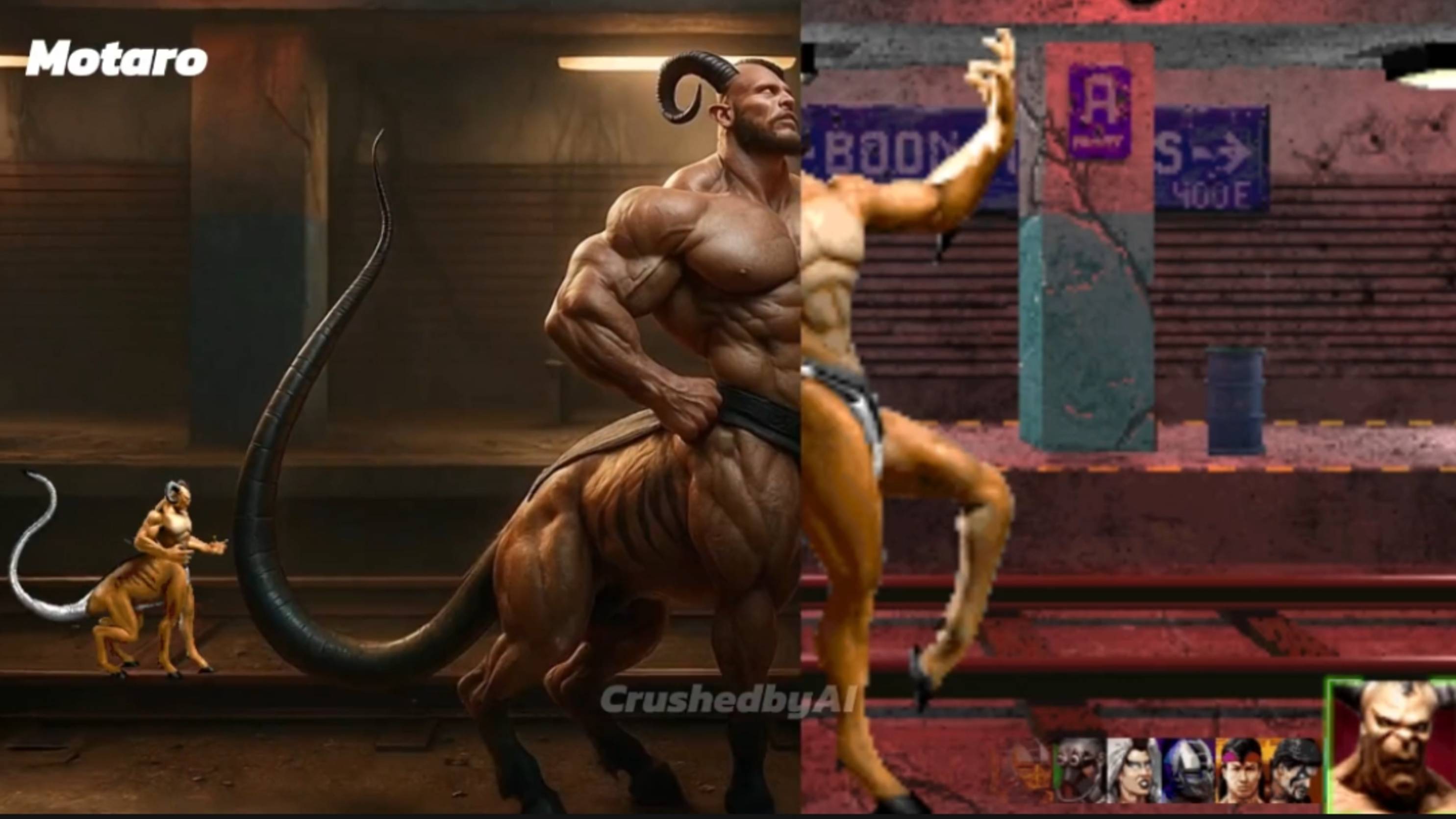 Mortal Kombat обработанный нейросетью