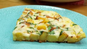Жареная картошка с яйцами
