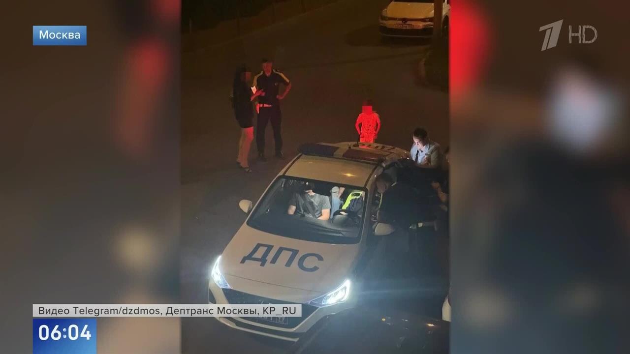 Появились кадры задержания водителя, сбившего толпу пешеходов в Москве