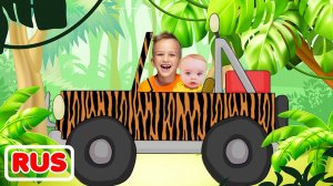 Влад и Ники. Малыш Крис изучает животных в зоопарке! Видео для детей.