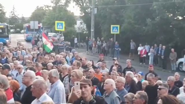 Акция в память о погибшем после избиения сотрудниками ТЦК венгра !!!