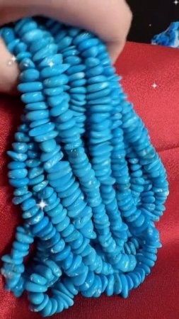 20250712-5 Sleeping Beauty Turquoise Strand: Blue-tuned Fairy Chain Carved by Time