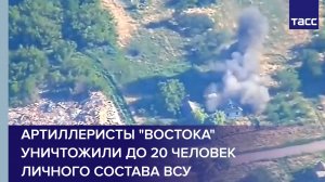 Артиллеристы "Востока" уничтожили до 20 человек личного состава ВСУ