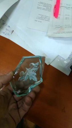 Glass after finish