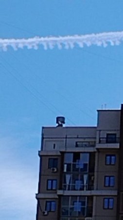 Кружевной узор в небе