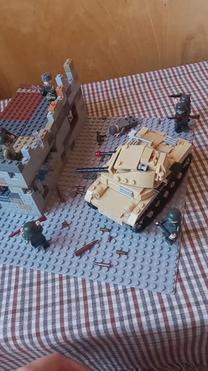 Обзор лего самоделки на тему ВОВ