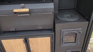 Мангальная зона со своей крышей от компании Bbq-zone69.ru