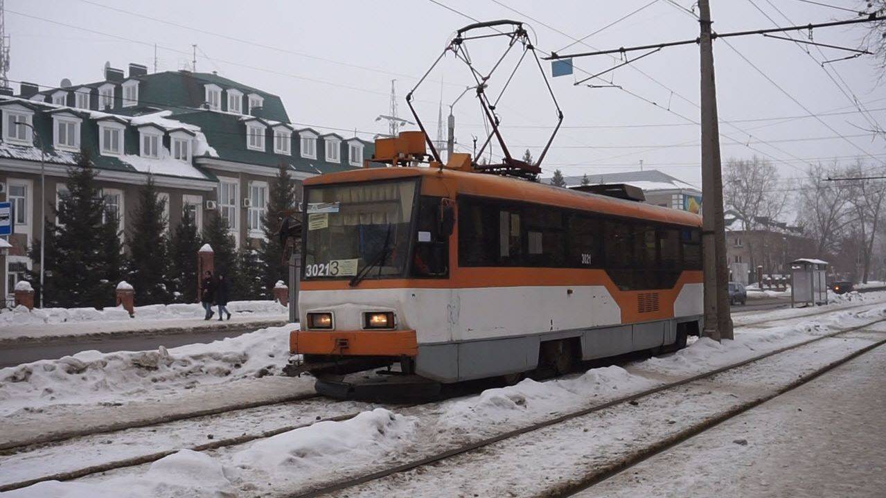 Трамвай Tatra T3SU КВР Барнаул-3021
