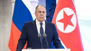 С.В.Лавров на приеме от имени Министра иностранных дел КНДР Цой Сон Хи, Вонсан, 12 июля 2025 года