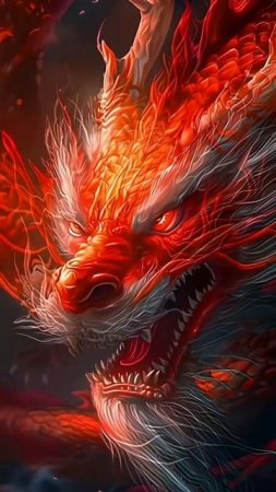 Дракон созданный Ии #dragon