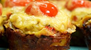 Овощные маффины в духовке