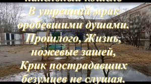 В луже дрожало