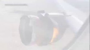 Горит двигатель Boeing 777