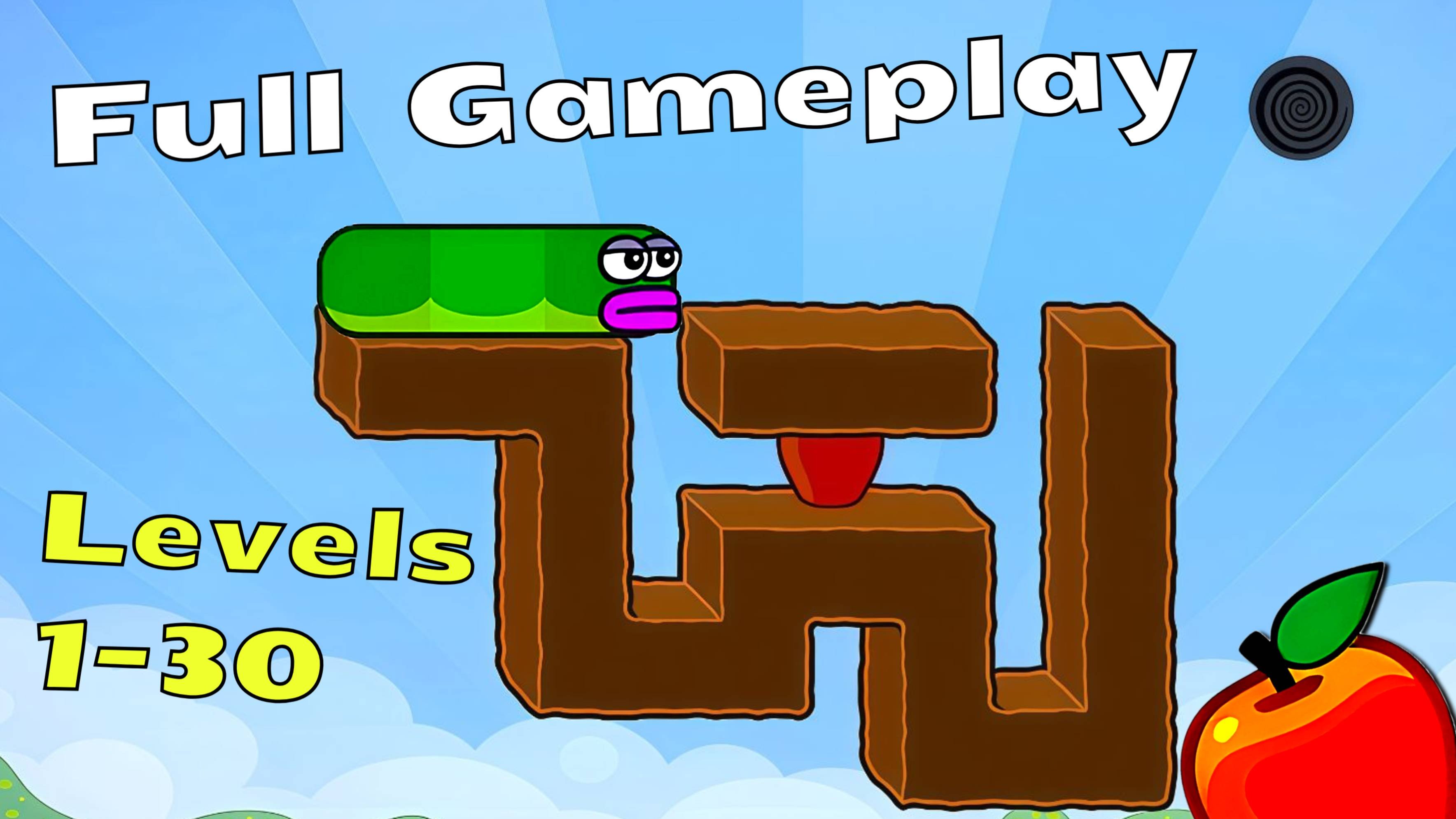 Гайд по Apple Worm  - Levels 1-30 ПОЛНОЕ ПРОХОЖДЕНИЕ