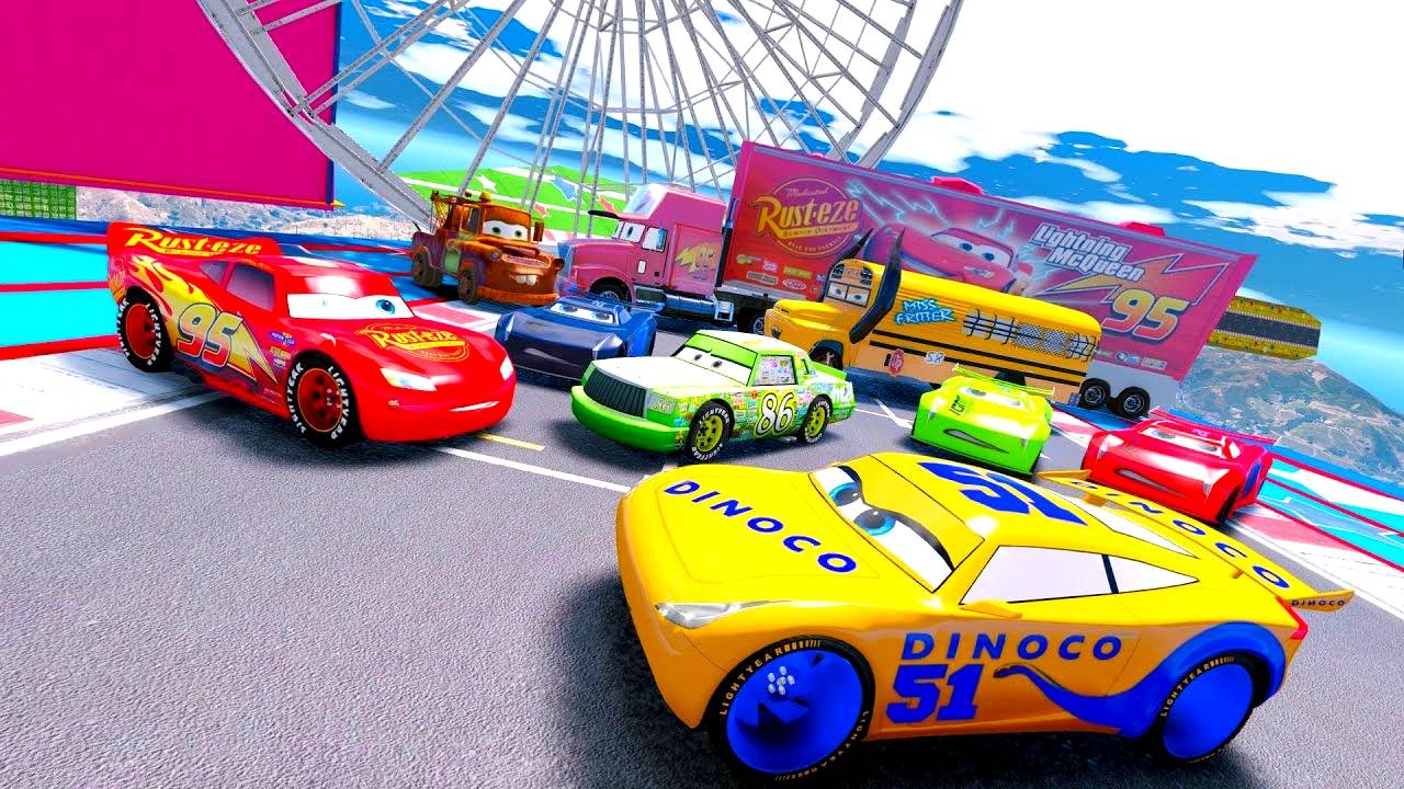 Тачки Молния Маккуин и друзья - мультики про машинки для малышей.