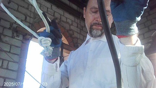 Колокольный звон к началу Божественной Литургии 12 июля 2025 (завершение трезвона)