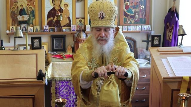 Проповедь епископа Амвросия (Тимрота) в субботу 5-й седмицы по Пятидесятнице, 12 июля 2025 смотреть онлайн