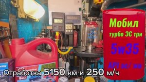 Лютый замес мобил турбо API  ЭС / ЖО отработка 5150 км и~250м/ч тест на ЧМТ по ГОСТ9490 FORD TRANSIT