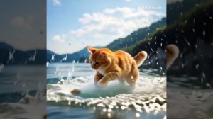 Котики на рыбалке