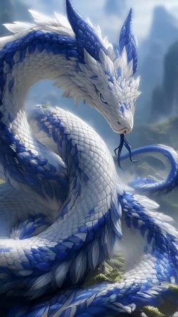 Дракон созданный Ии #dragon