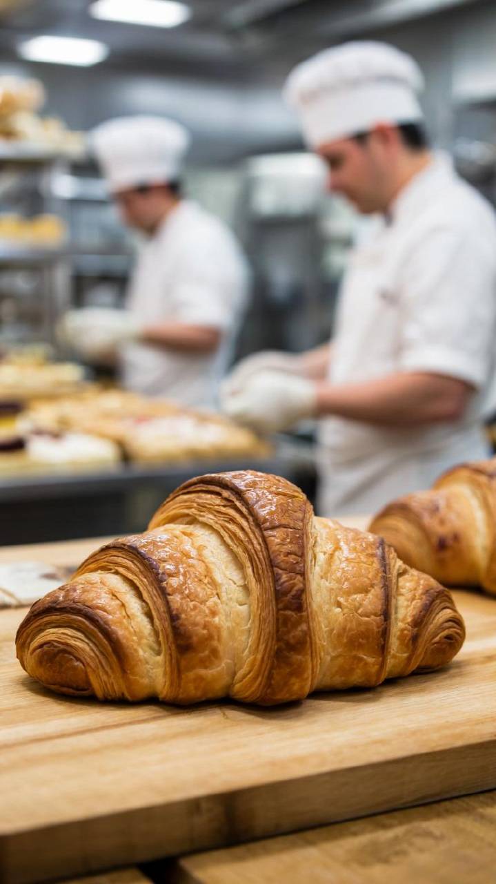 Круассан изделие из слоеного теста смотреть онлайн