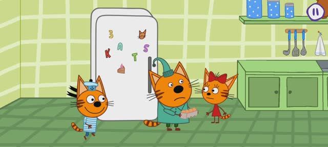 Три Кота Мультфильм Игра для детей