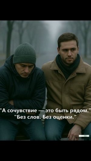 Сочувствие ≠ Жалость