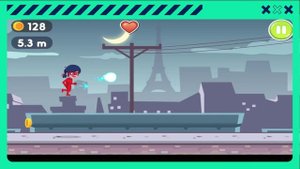 Леди Баг, игра, очень сложное испытание забегом.