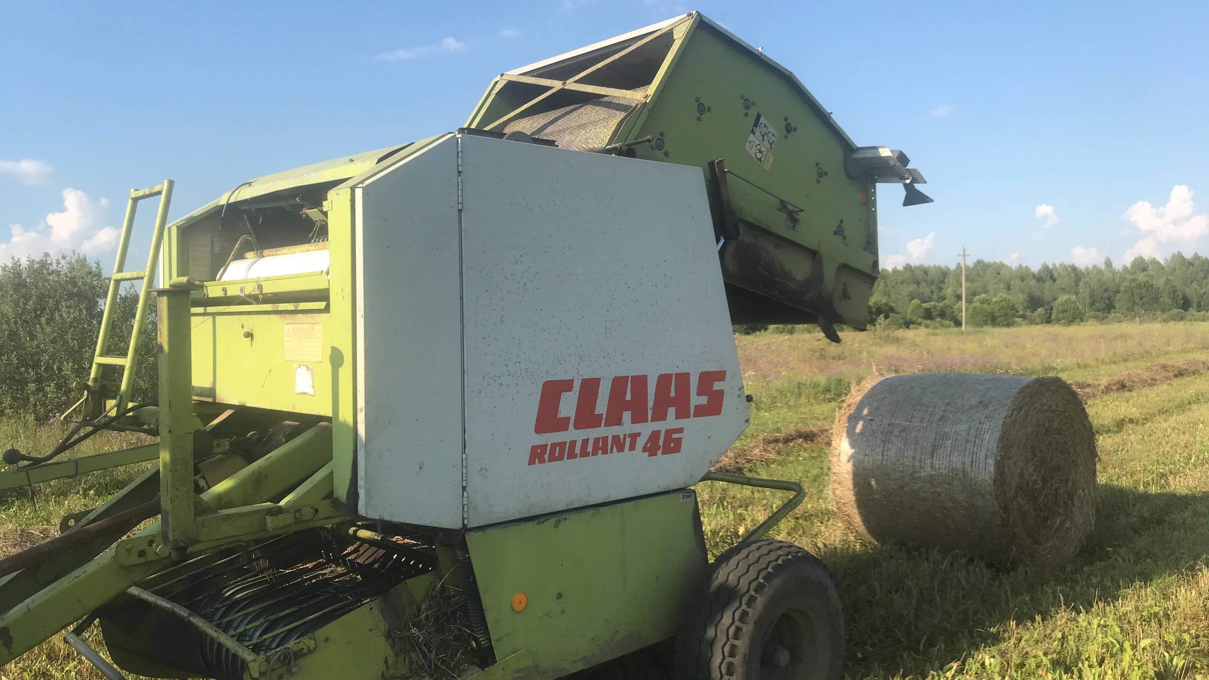 мотаю сенаж claas 46 /сезон 2025г!