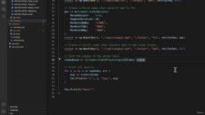 112 - Trying out our worker pool with four videos